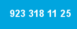 923 318 11 25 923 318 11 25